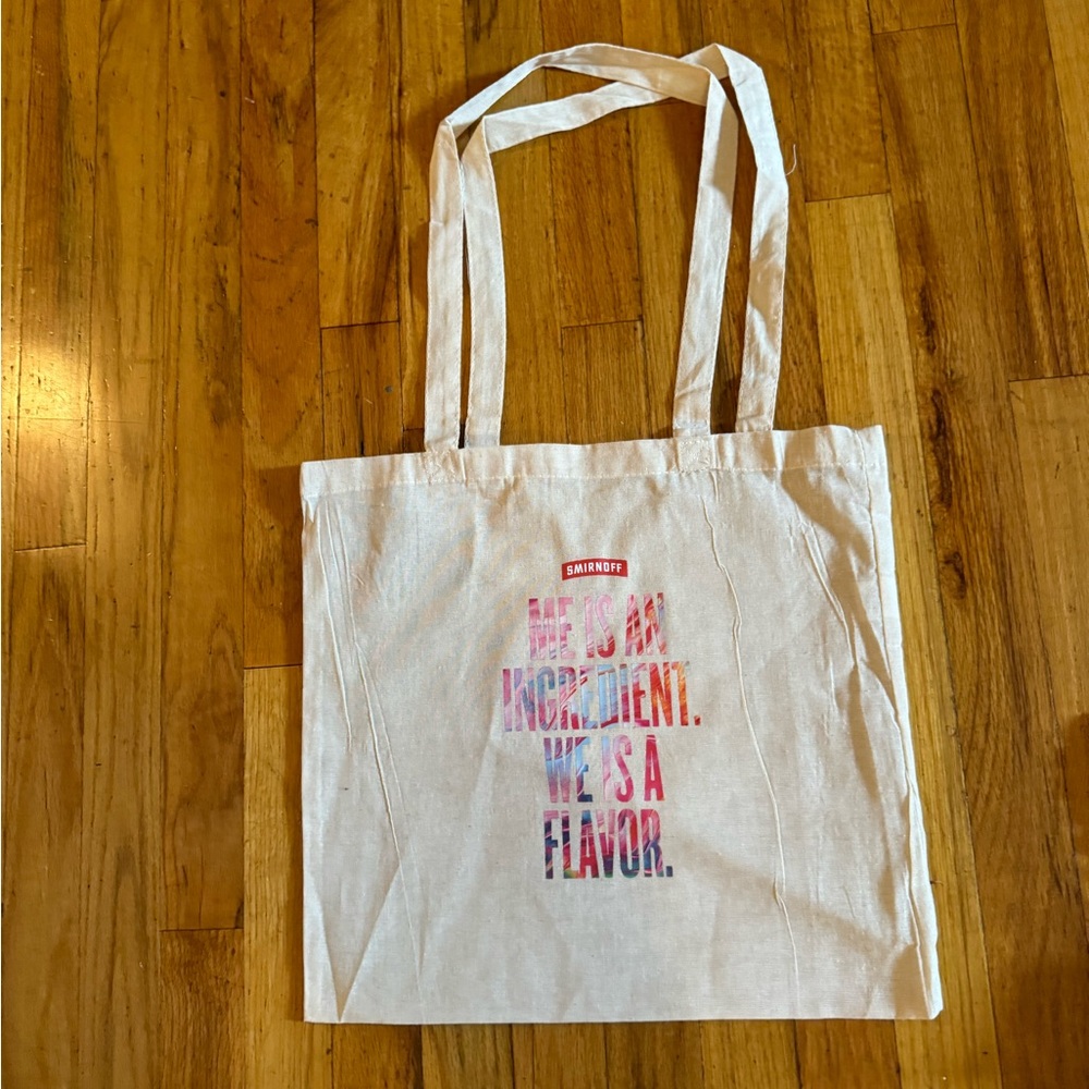 Smirnoff Canvas Tote Bag Handbag